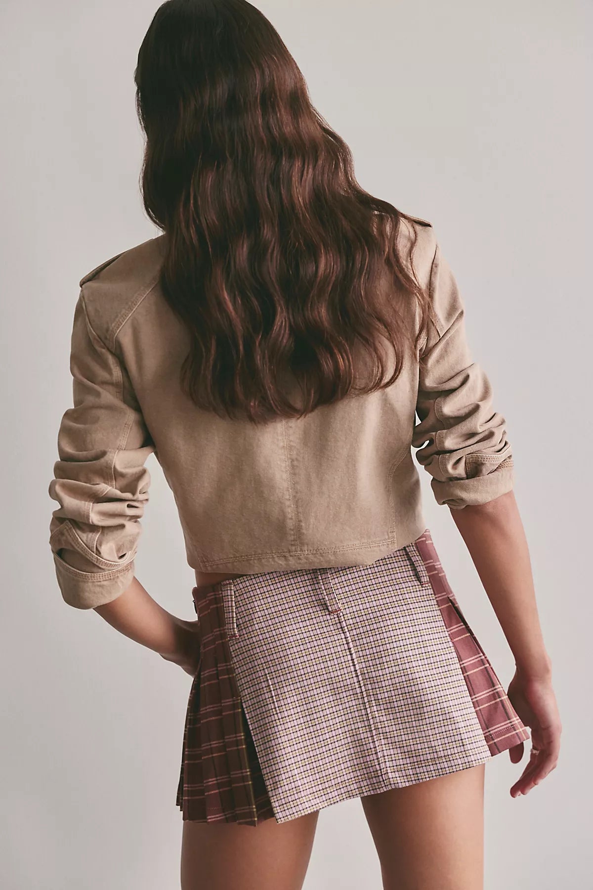 Sherry Pleated Mini Skirt