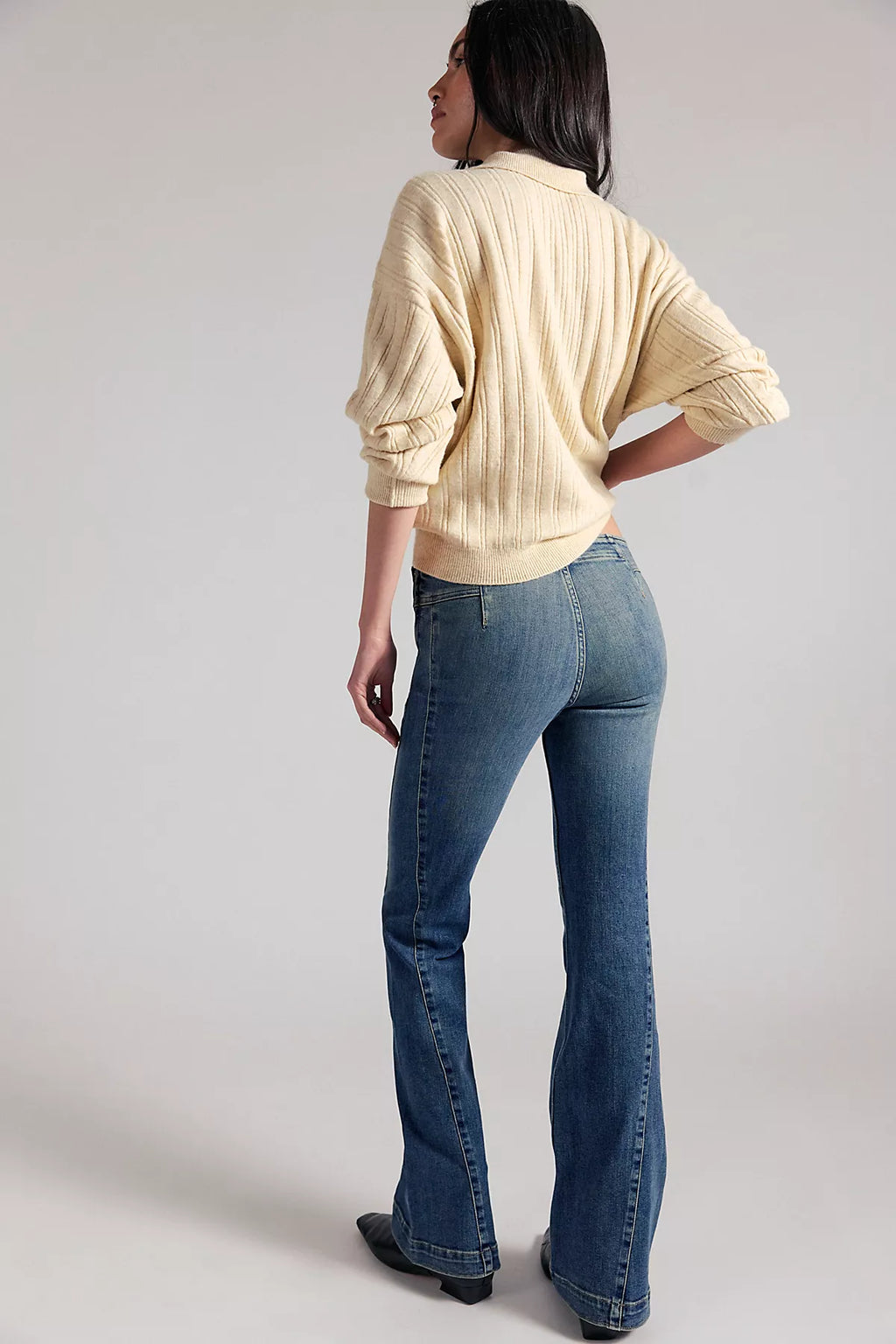 We The Free Alamo Low-Rise Flare Jeans