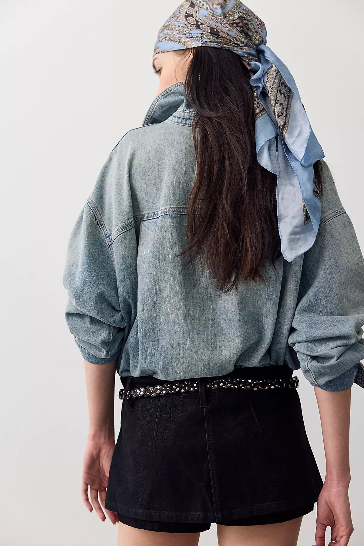 We The Free Gallivanting Vegan Suede Peekaboo Skort