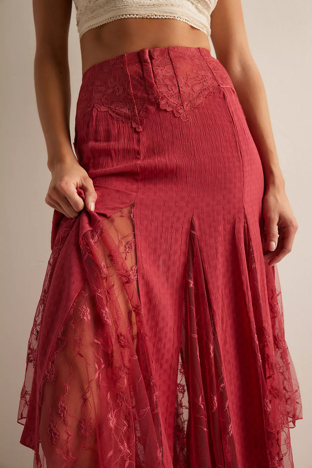Nice To Meet You Maxi Slip Skirt