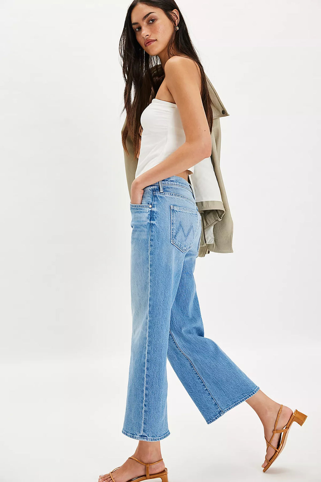 MOTHER The Mid-Rise Maven Ankle Jeans