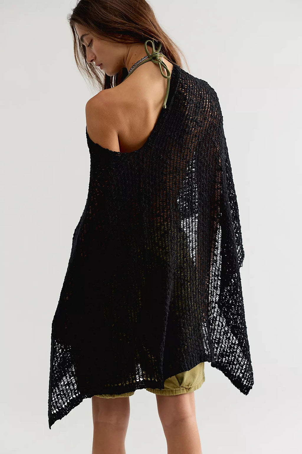 Jade Knit Poncho