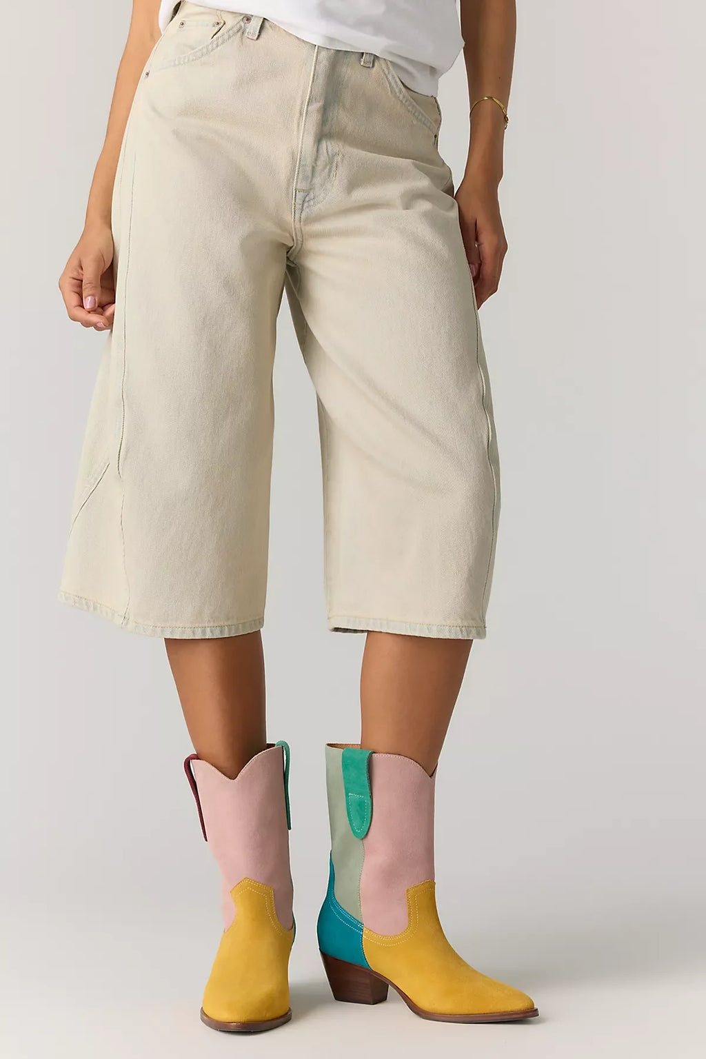 Roberta Colorblock Western Boots