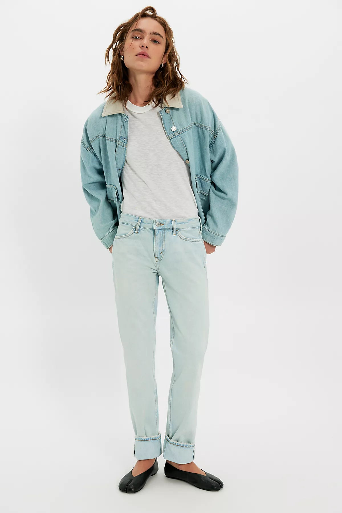 RE/DONE The Snatch Back Straight-Leg Jeans