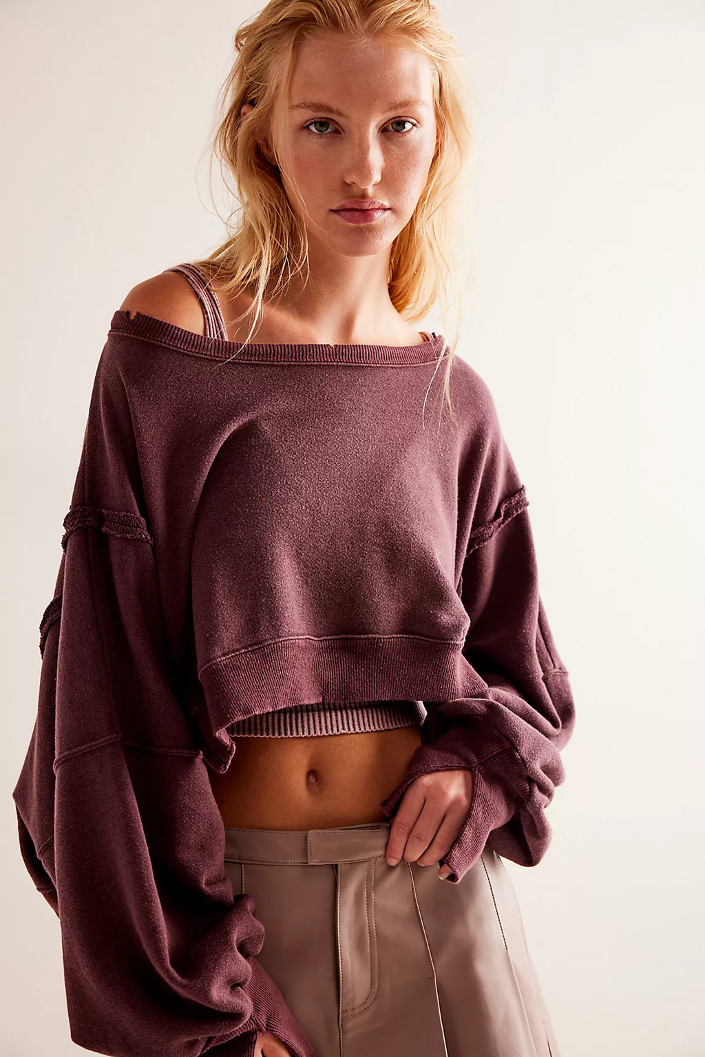 We The Free Camden Cropped Sweatshirt