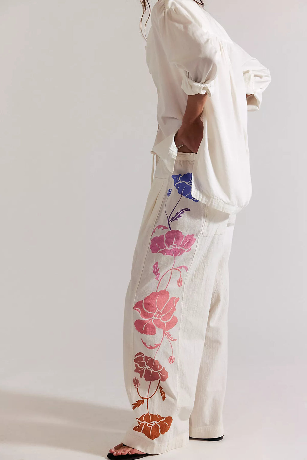 Hudson Canyon Side Printed Pull-On Pants