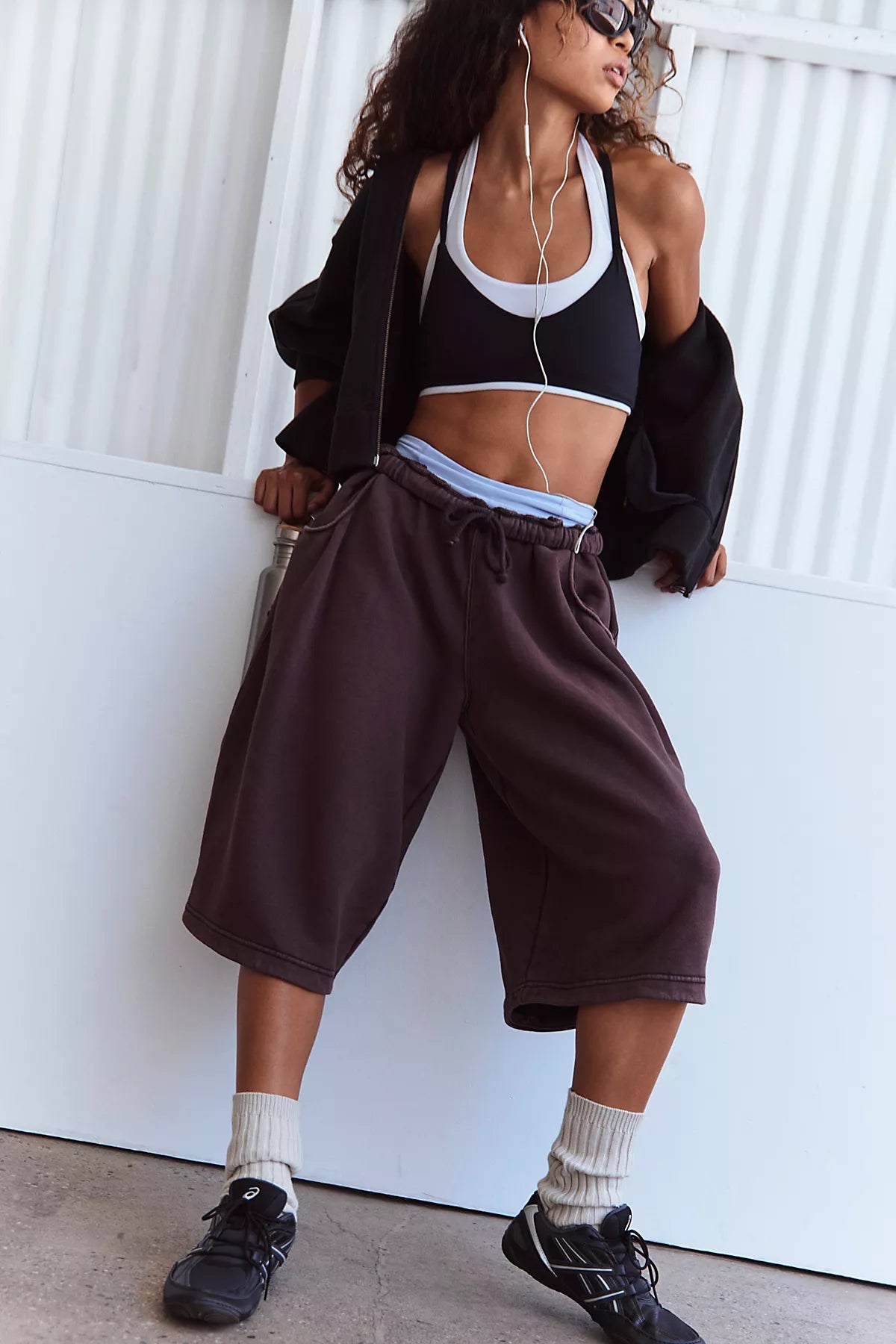 Trackline Cropped Easy Pants
