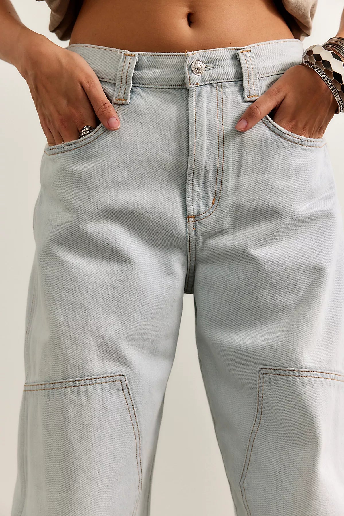AGOLDE Laria Pieced Jeans
