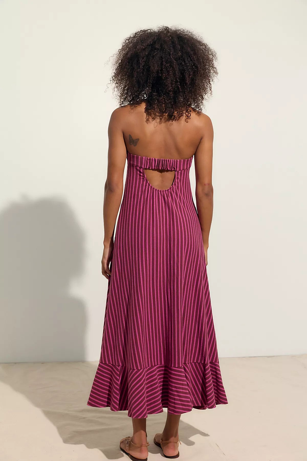 Sadie Striped Midi Dress