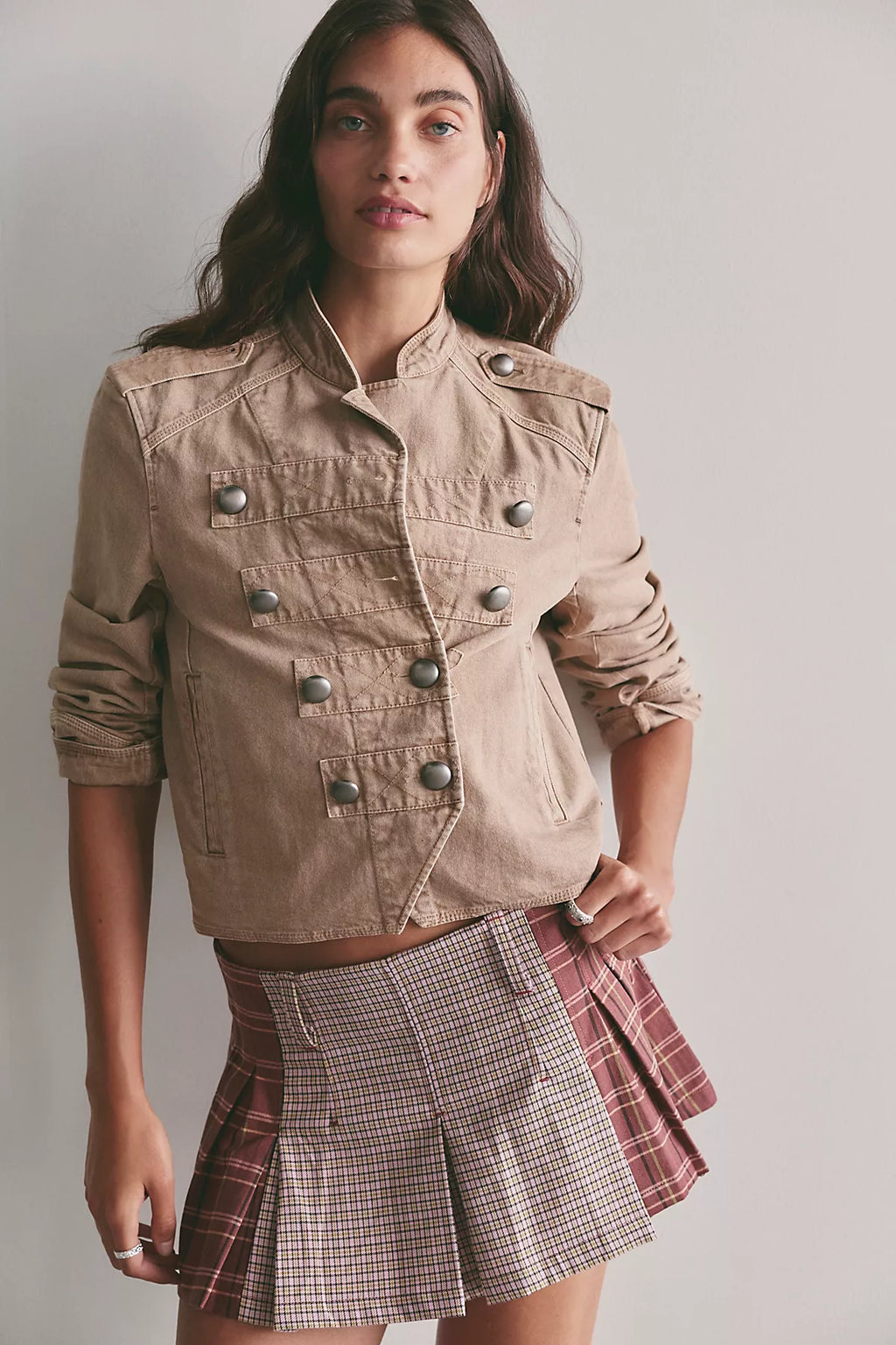 Sherry Pleated Mini Skirt