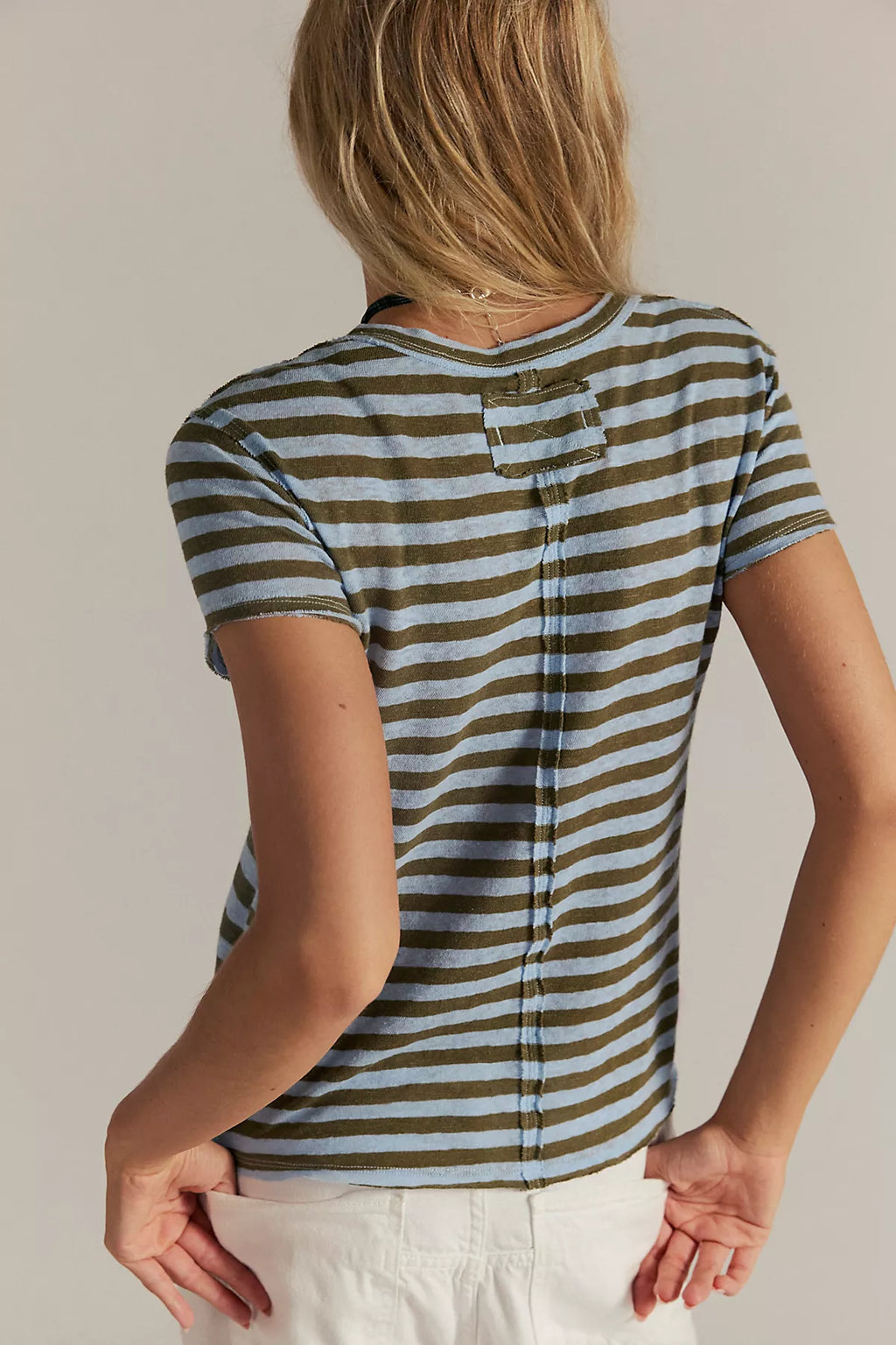 We The Free Nora Striped Linen Tee