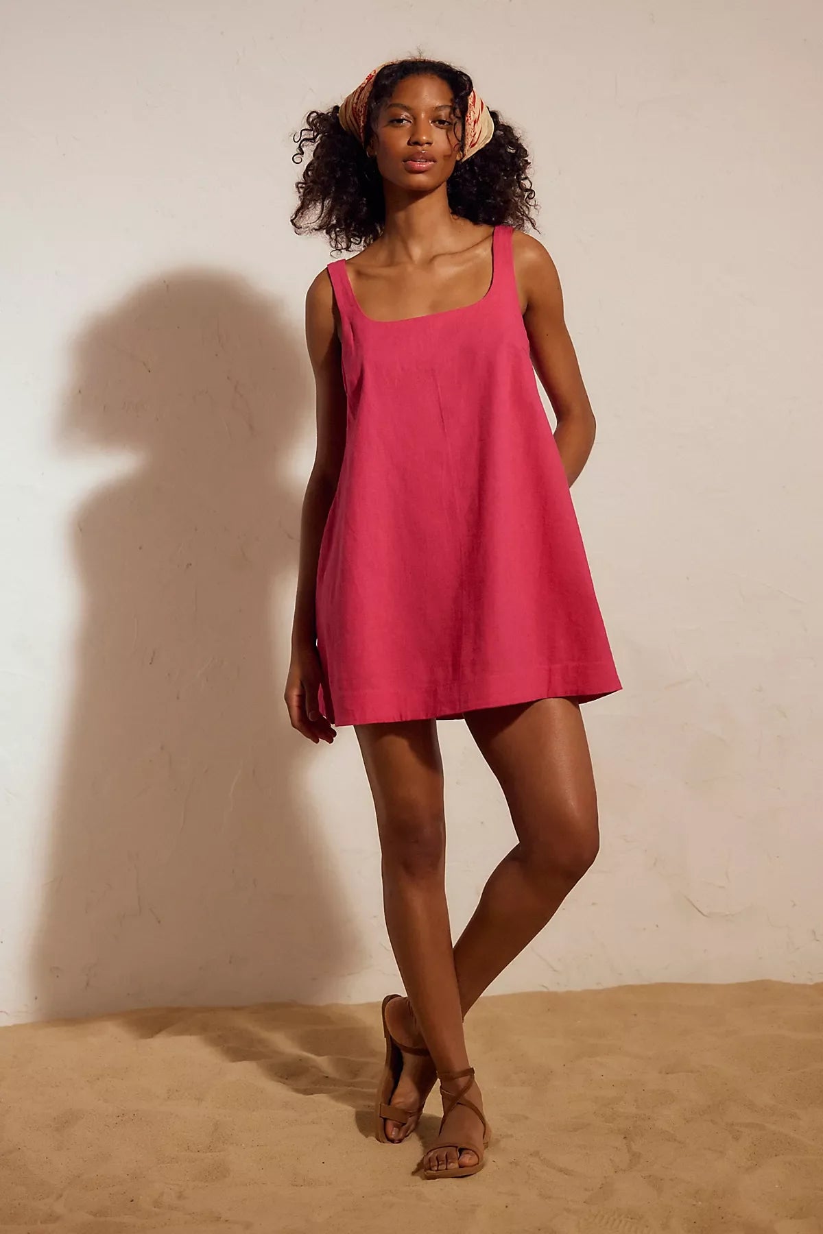 Breezy Linen Mini Dress