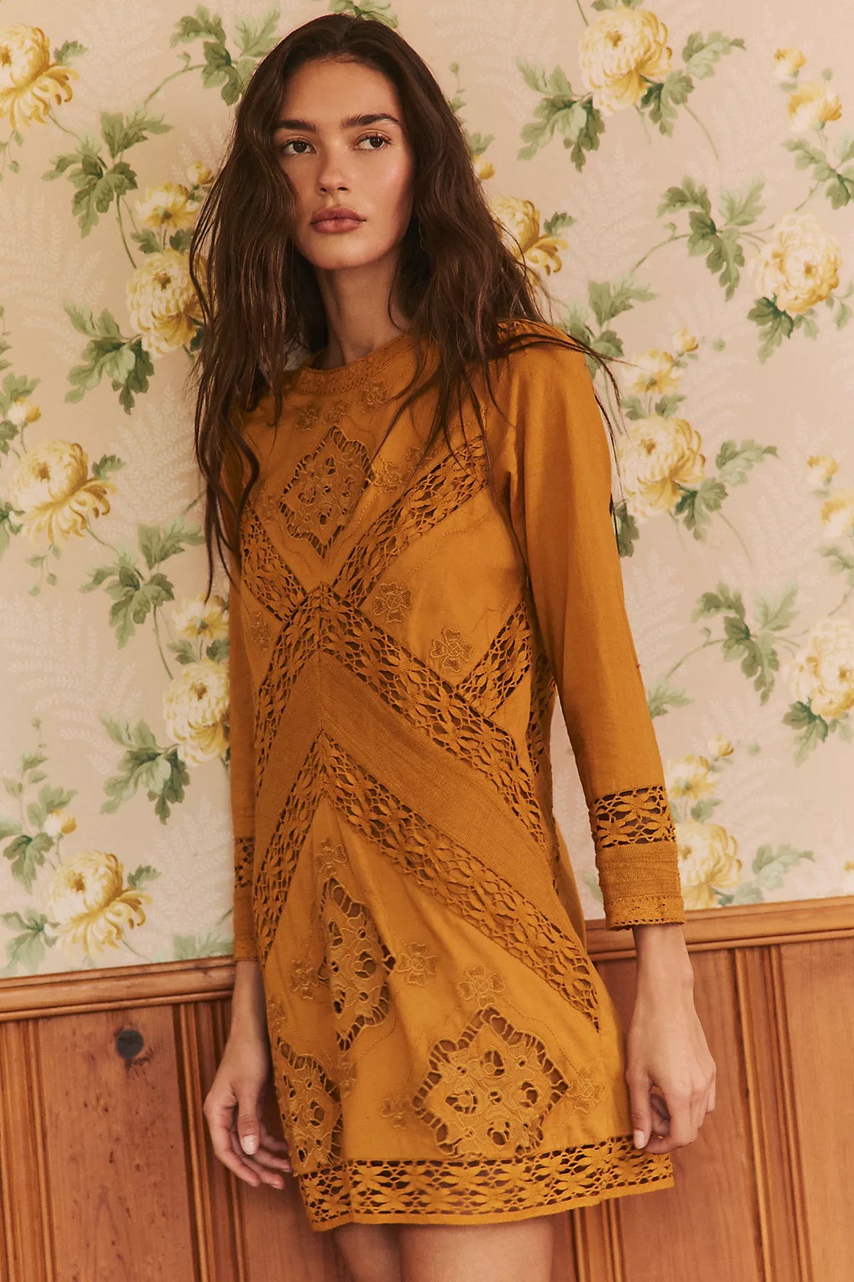 Sentimental Melody Lace Mini Dress