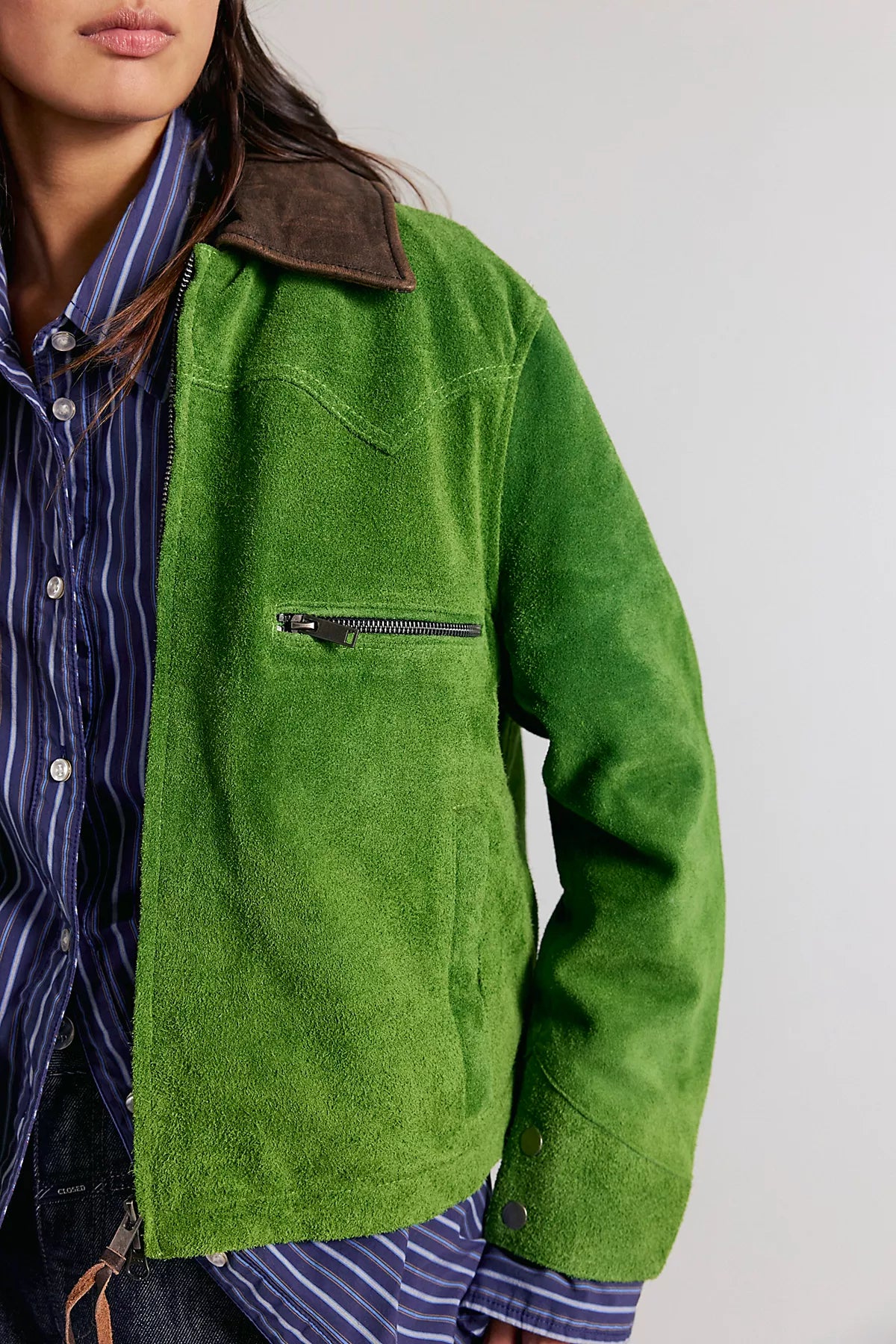 Found Suede Western Barn Jacket