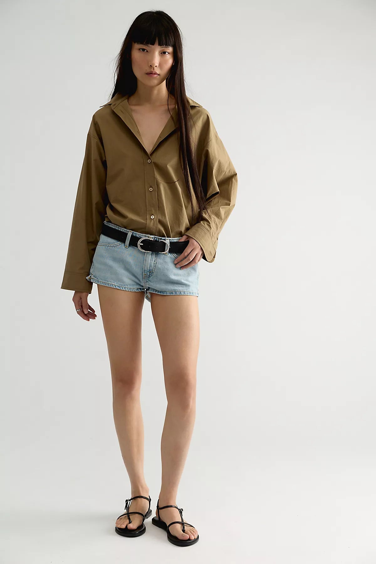 RE/DONE Denim Micro Shorts