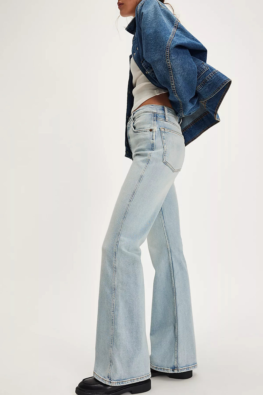 RE/DONE The Riding Flare Jeans