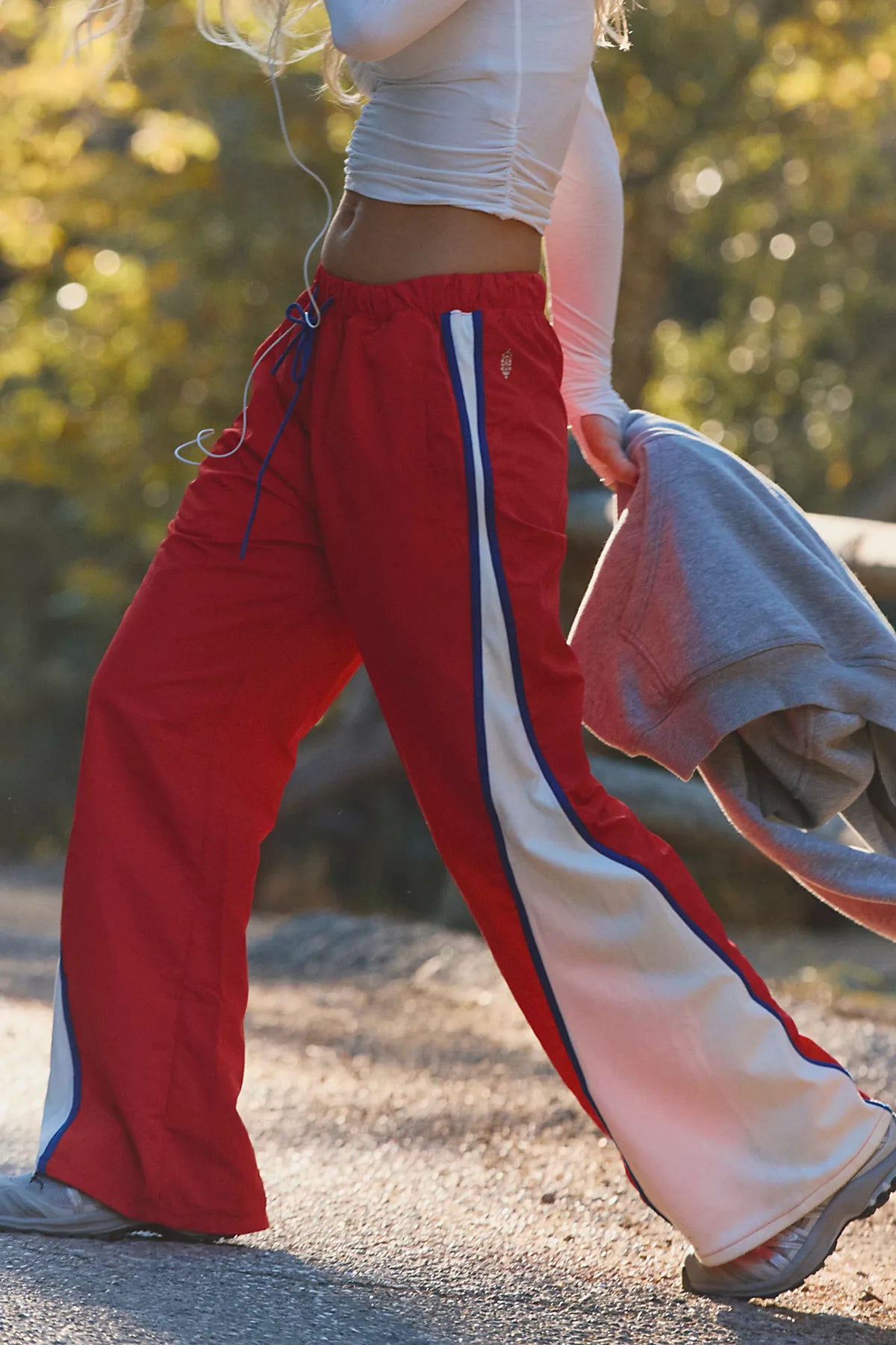 Retro Rider Fleece-Paneled Pants