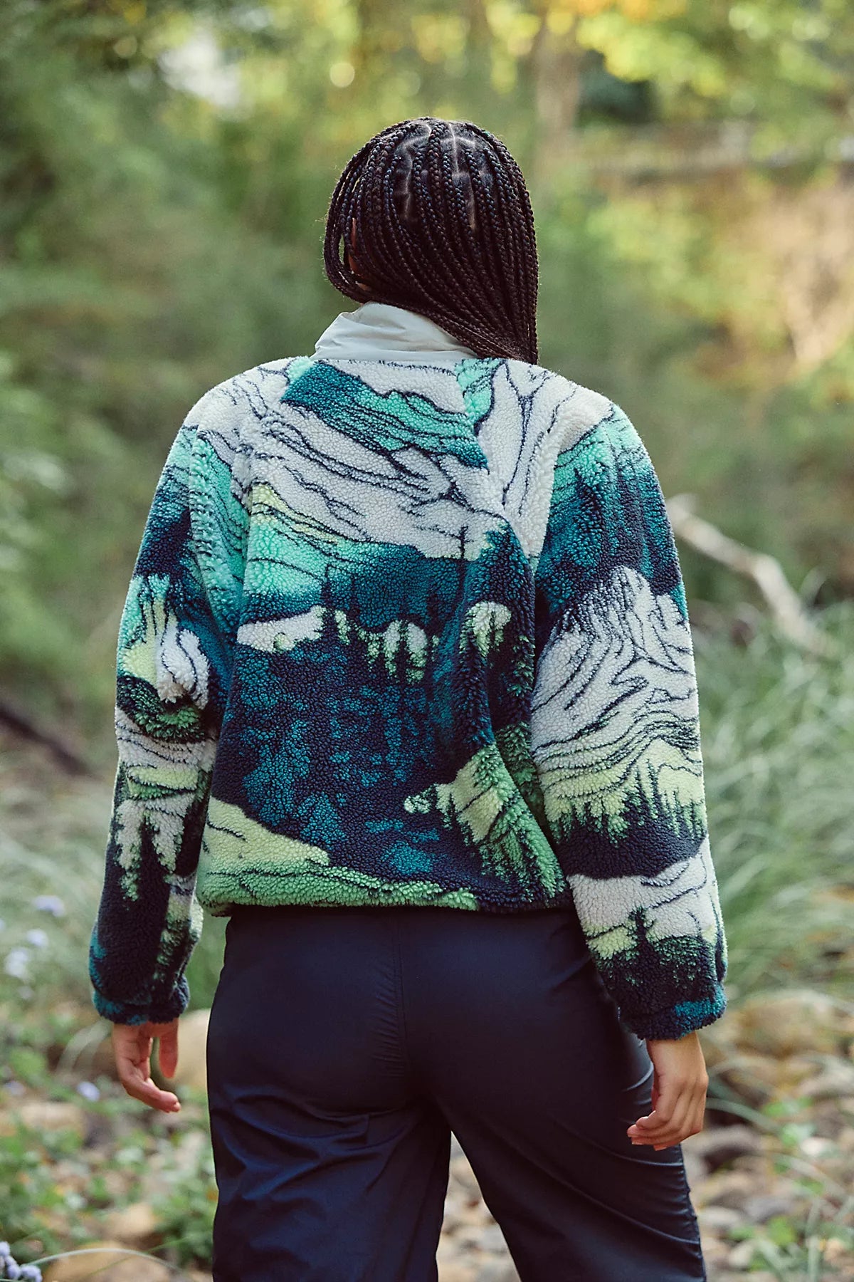 Hit The Slopes Printed Fleece Pullover