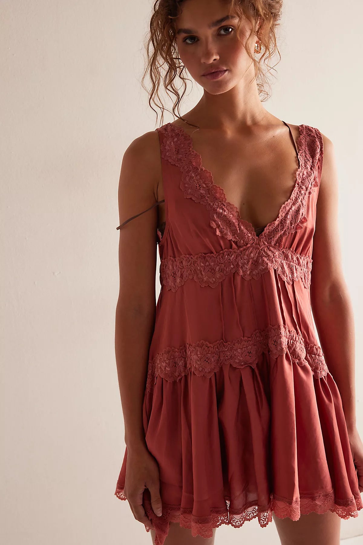 In This Groove Mini Slip Dress