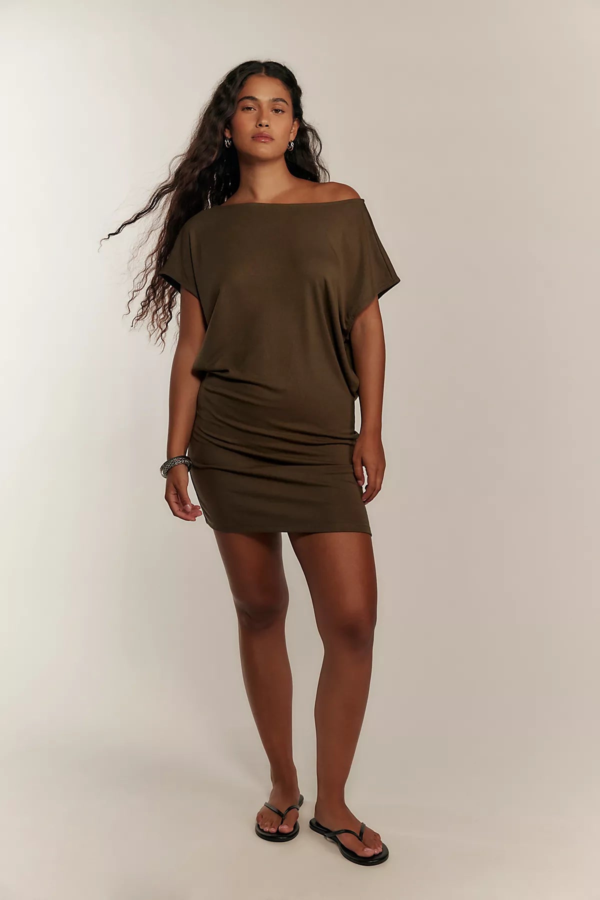 Good Feels Short-Sleeve Mini Dress