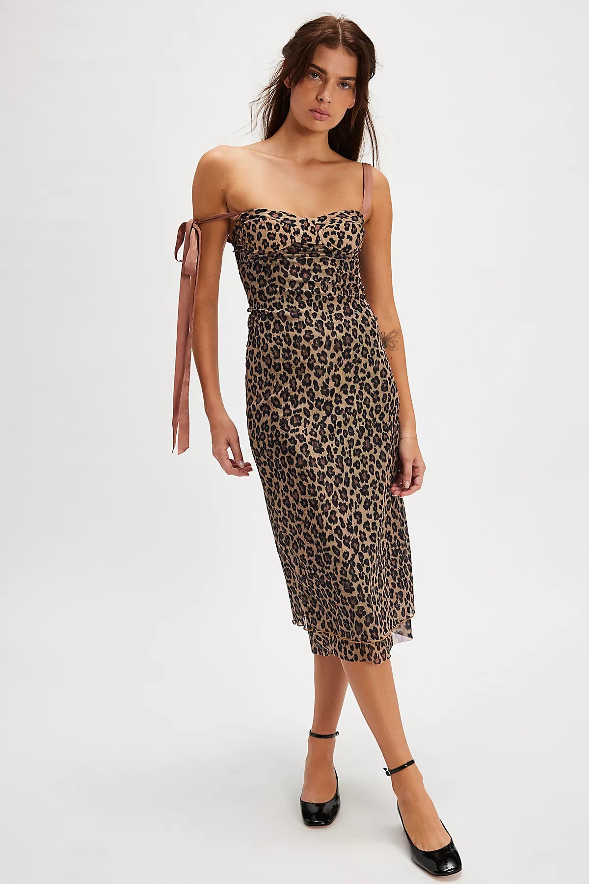 Printed Got Glam Midi Slip Dress