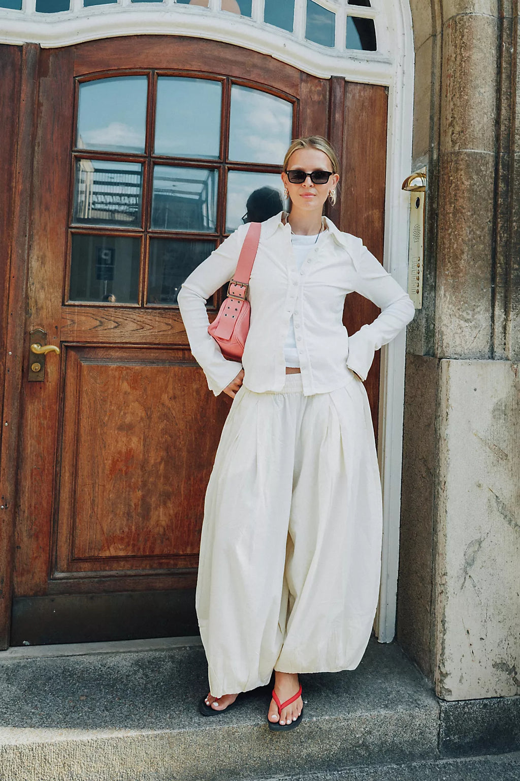 Moonflower Pull-On Balloon Pants