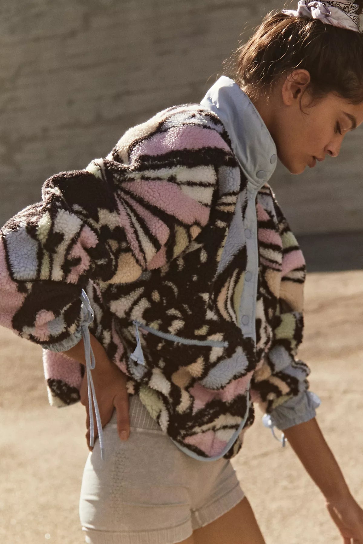 Hit The Slopes Printed Fleece Jacket