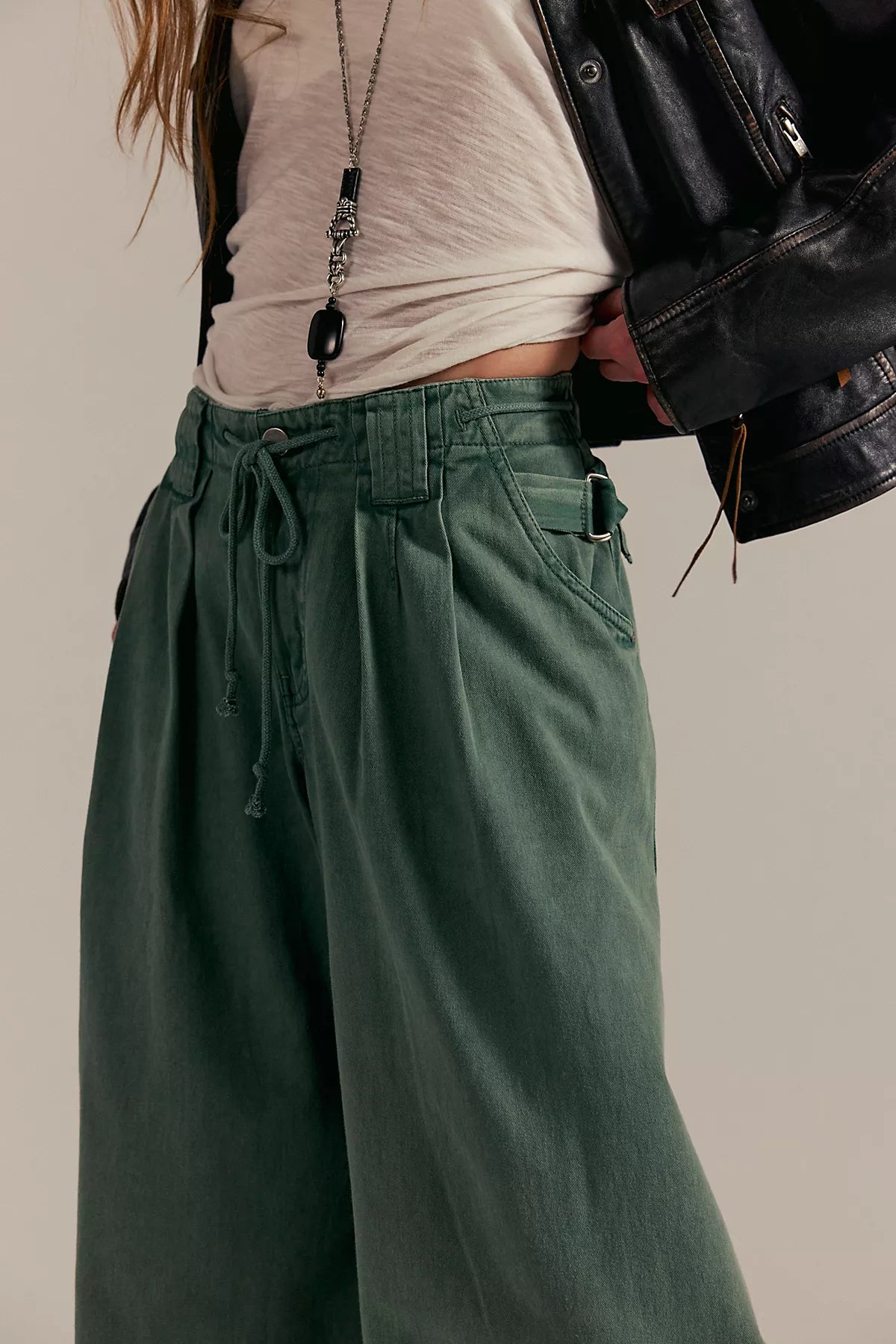 Julien Wide-Leg Chino Trousers