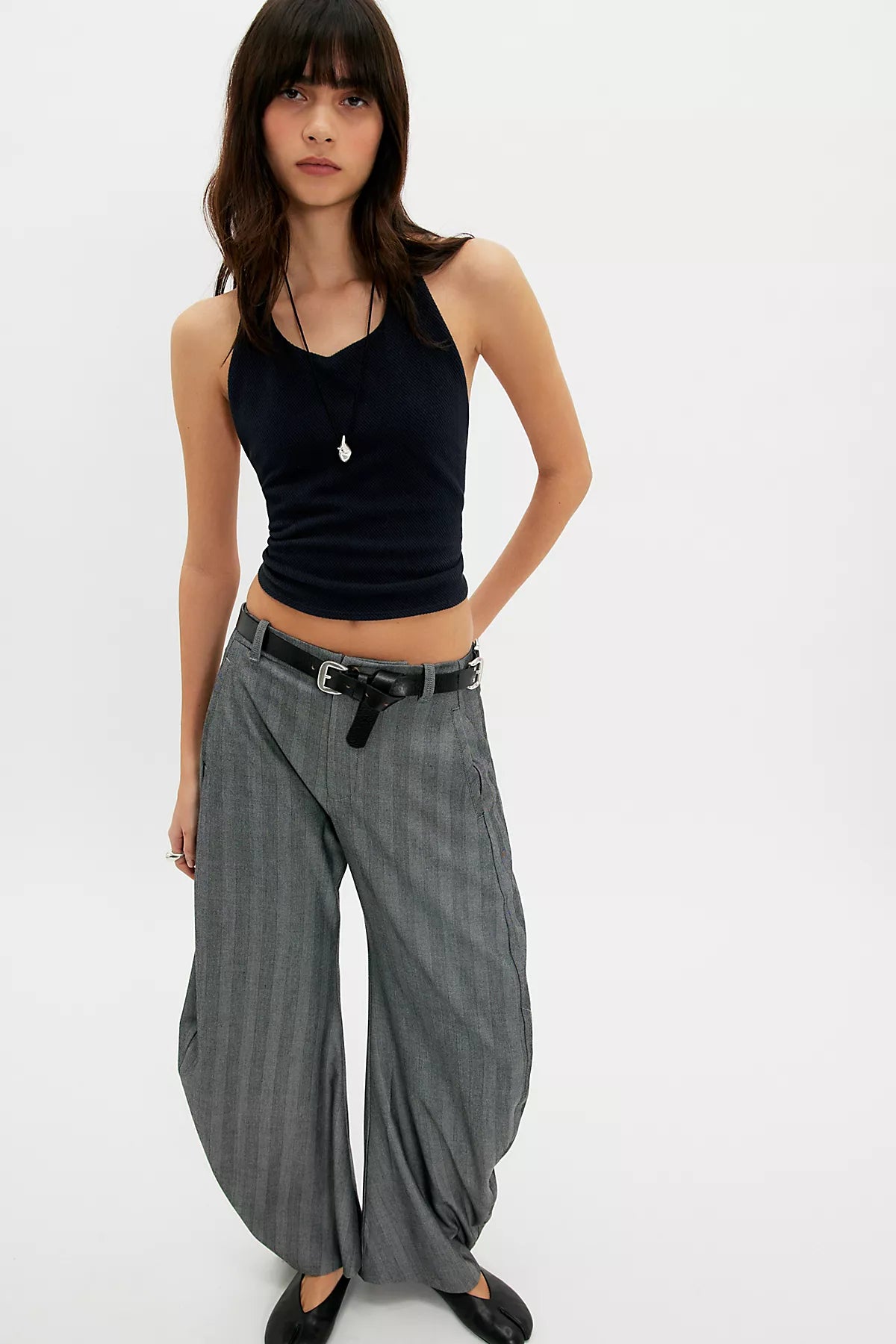 Round Two Pique Low-Back Tank