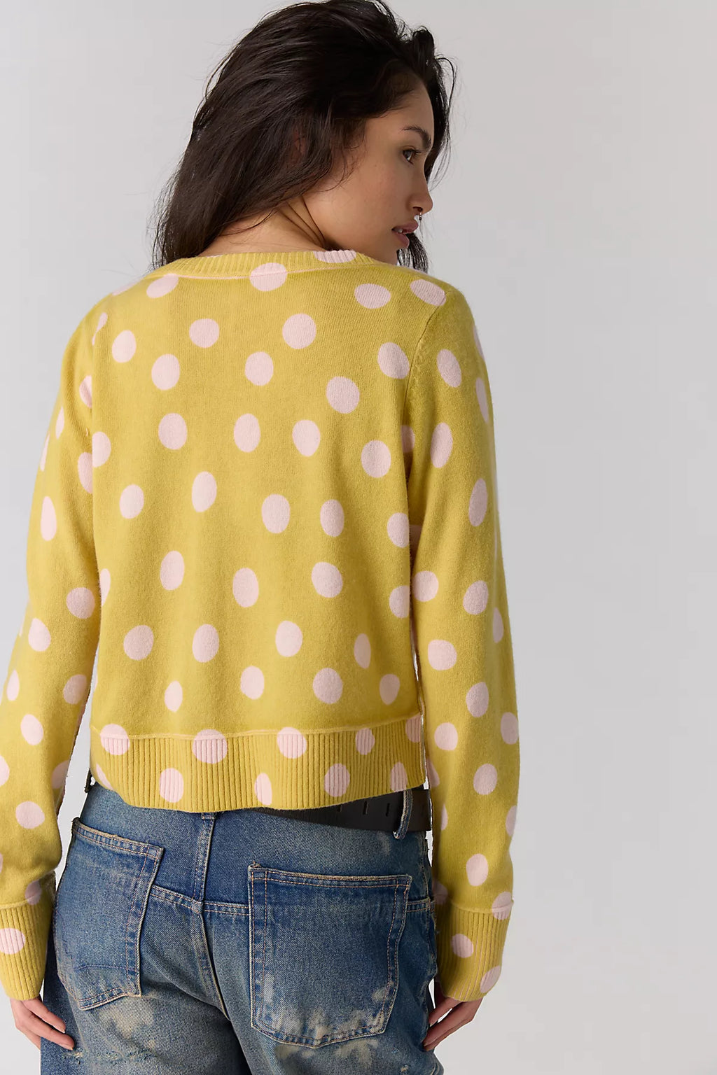 Nocturnal Patterned Cashmere Cardi