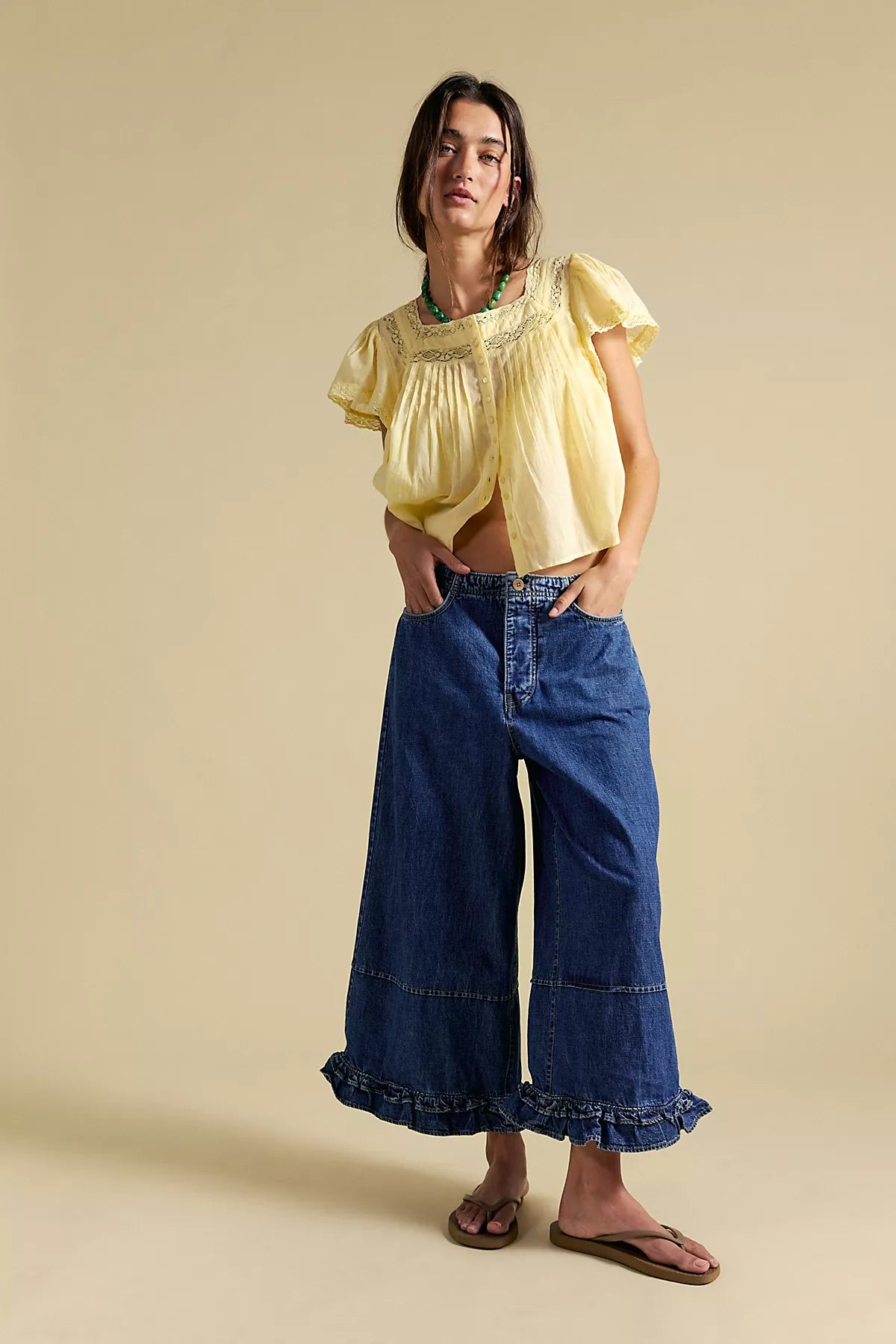 We The Free Love Me Not Bloomer Jeans