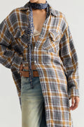 Llea Blue Two Pocket Maxi Top
