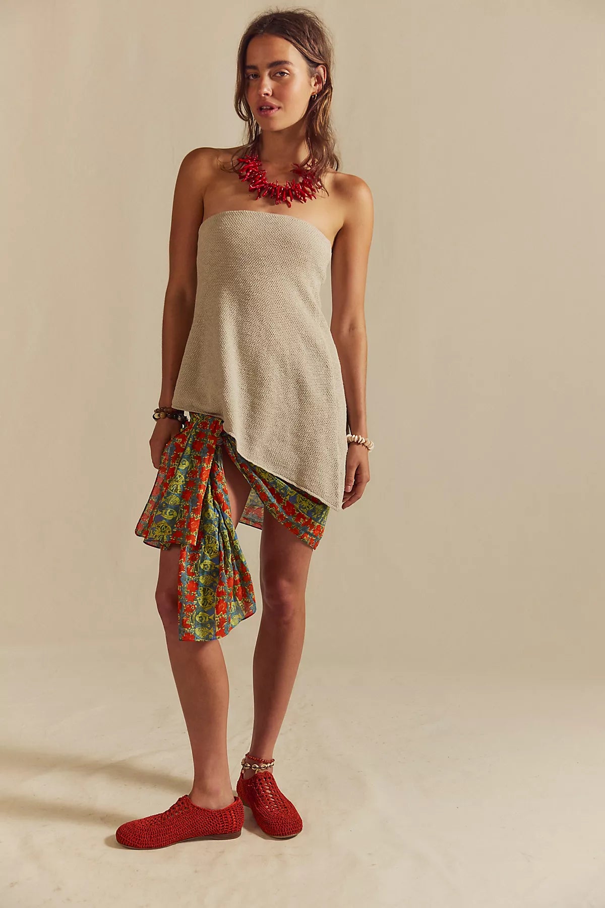 Krista Cotton-Linen Sweater Set