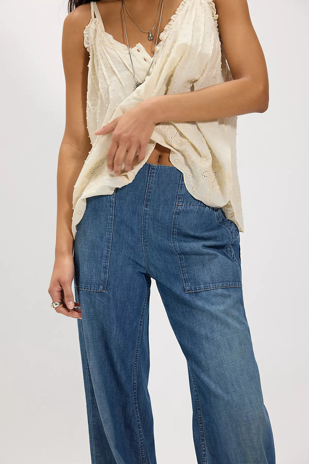 We The Free Breezy Denim Pull-On Jeans