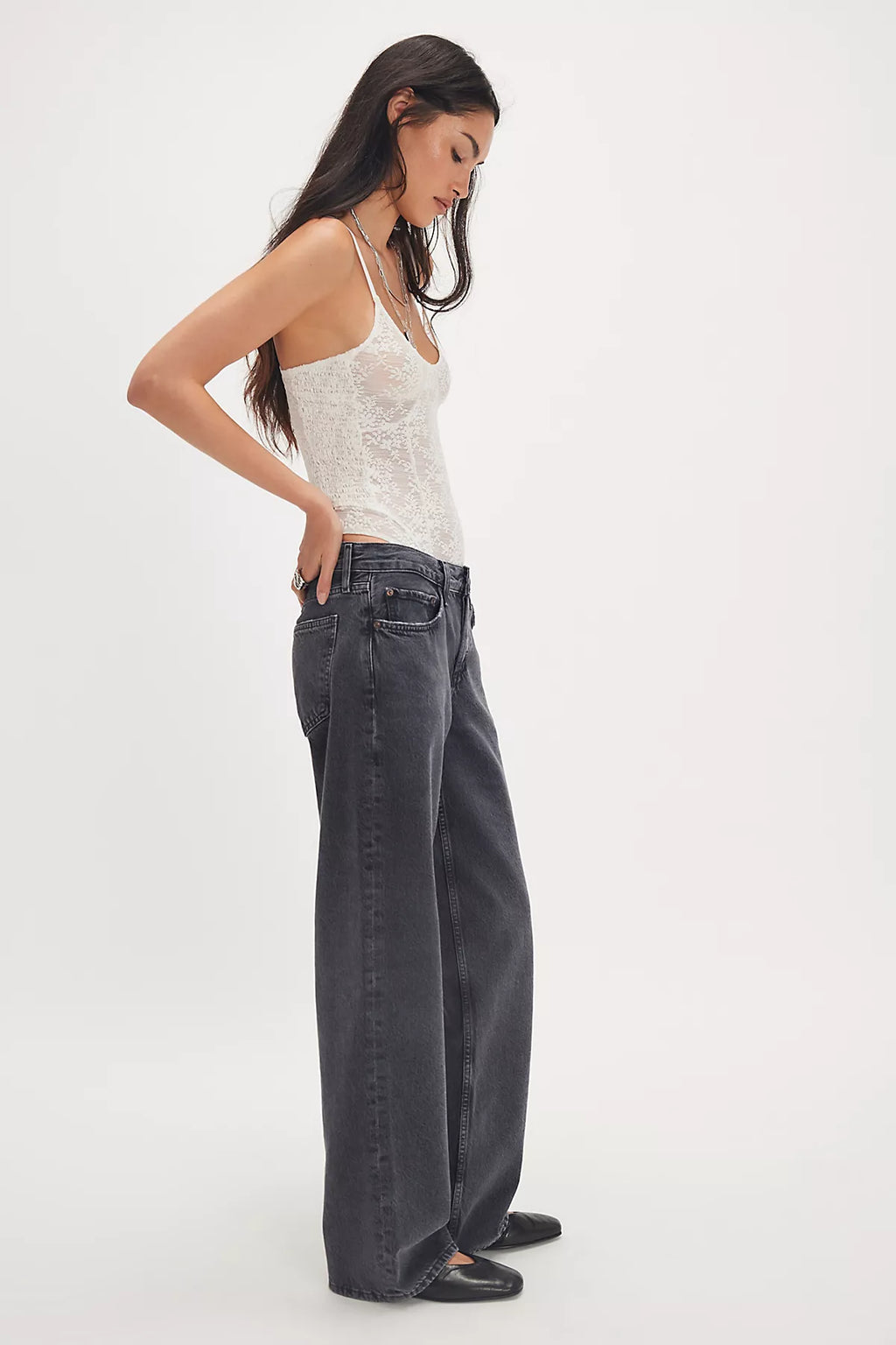 AGOLDE Low-Rise Loose Jeans