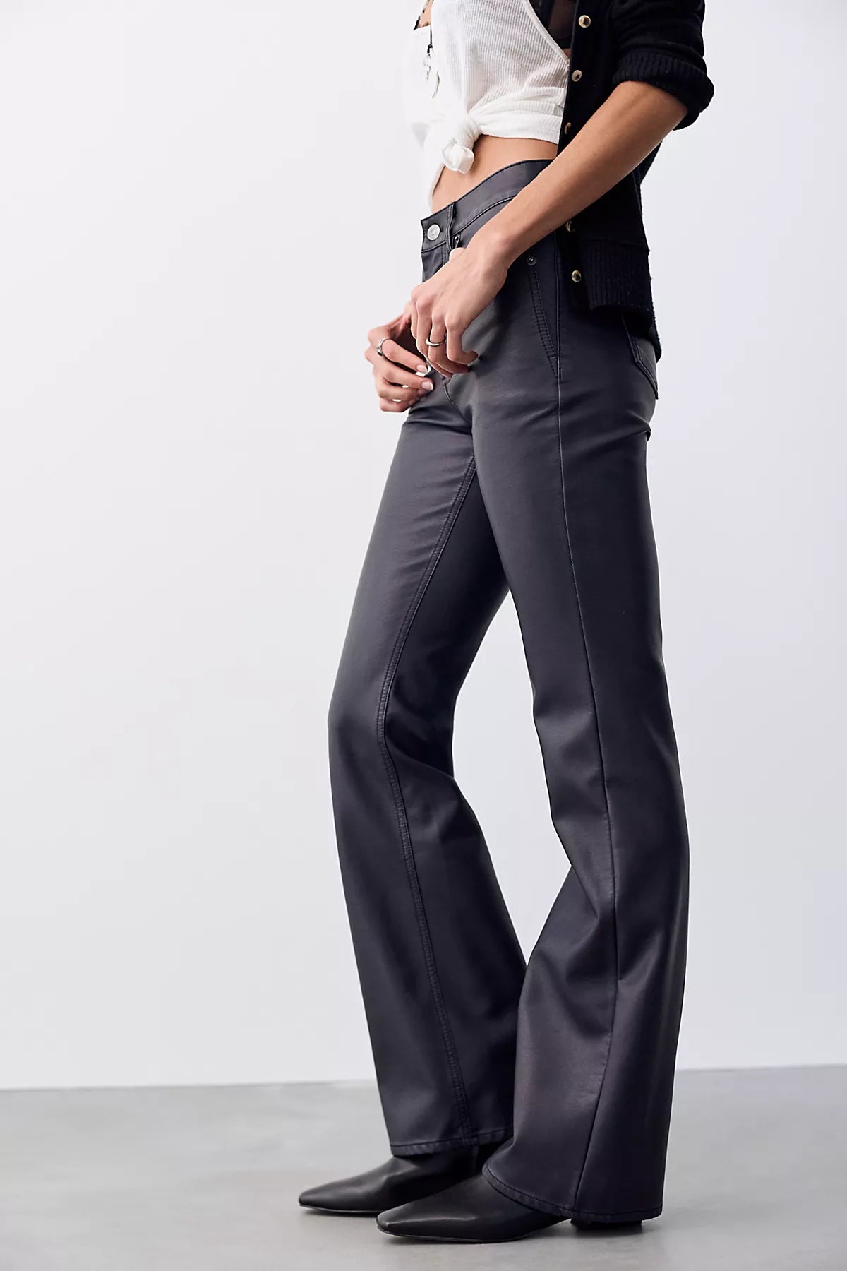 We The Free Double Knot High-Rise Vegan Straight Bootcut Jeans