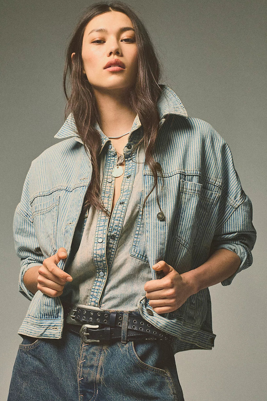 We The Free Opal Swing Denim Jacket