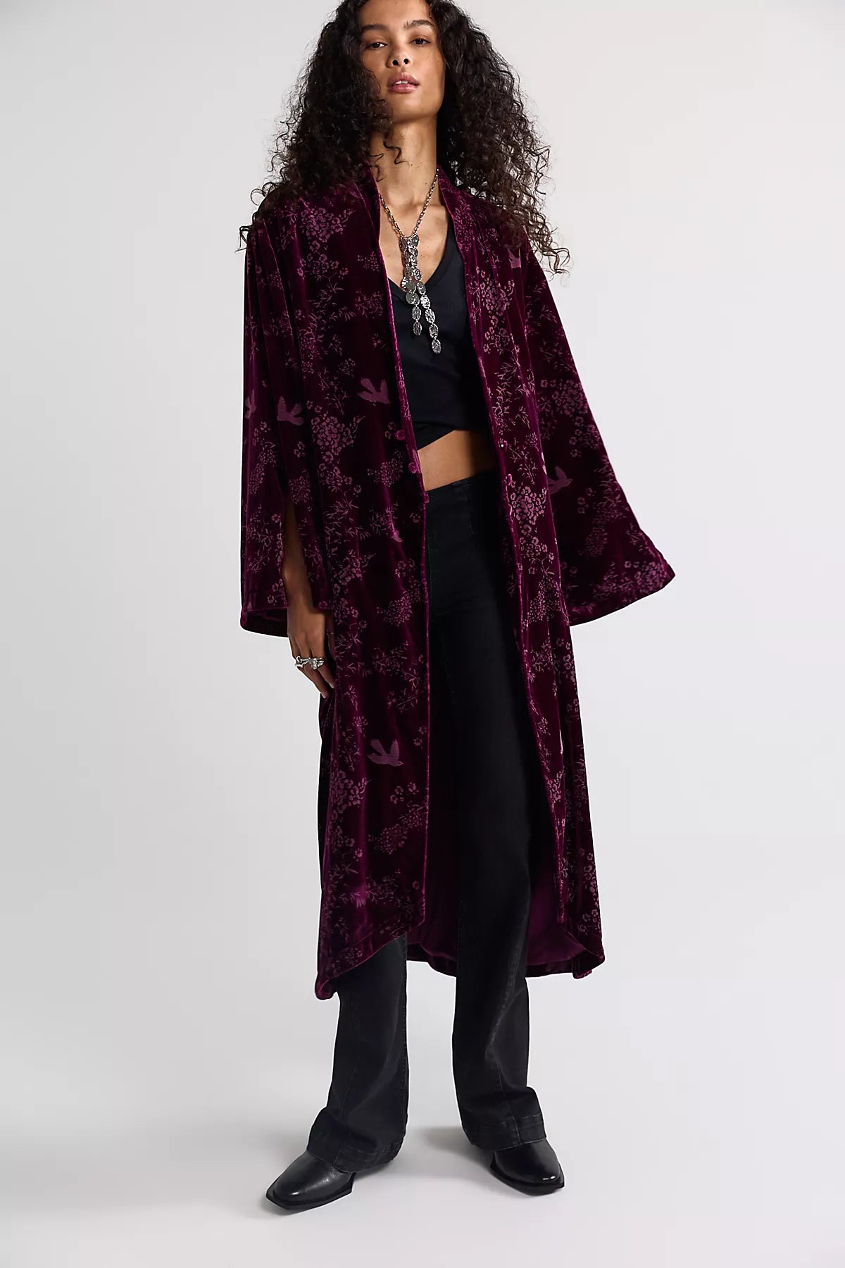 Bella Velvet Duster