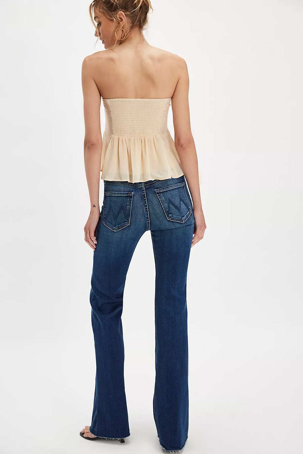MOTHER The Doozy Fray Flare Jeans