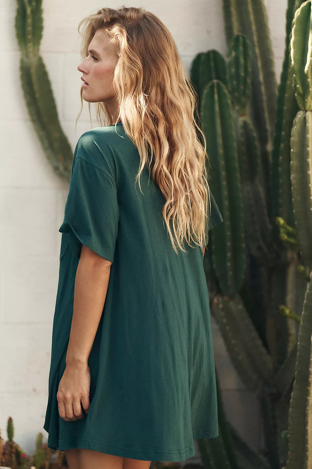 Shorebound Cotton-Jersey Mini Dress