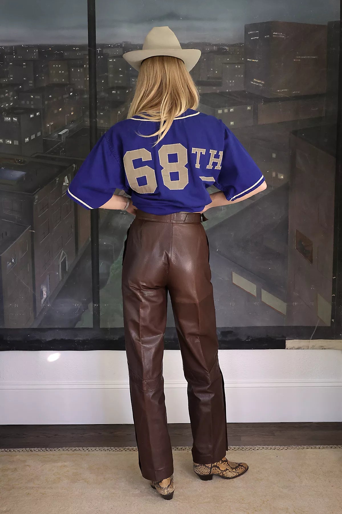 Vintage 1980s Mario Valentino Leather Pants by Lauren Owen of Texas