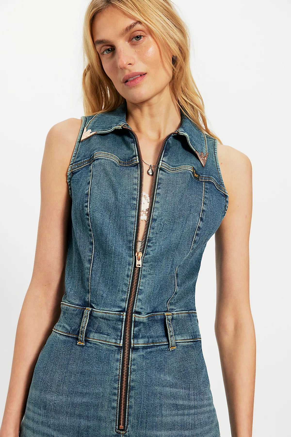 Wrangler X Lainey Wilson Denim Catsuit