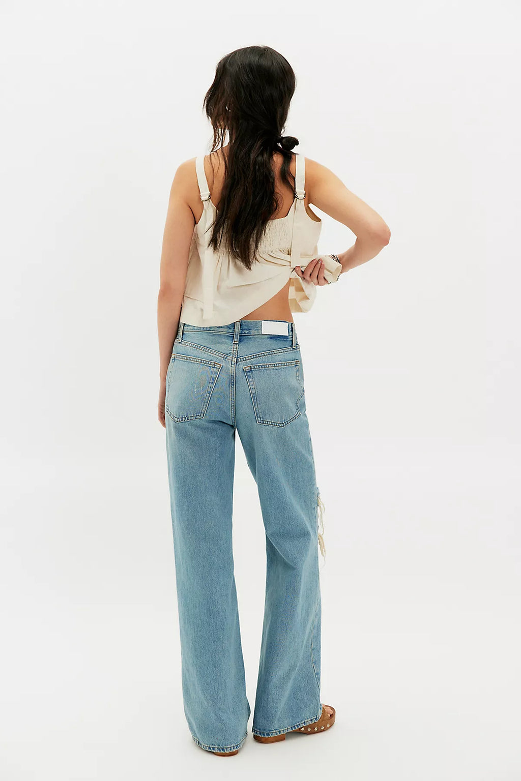 RE/DONE High-Rise Wide-Leg Jeans