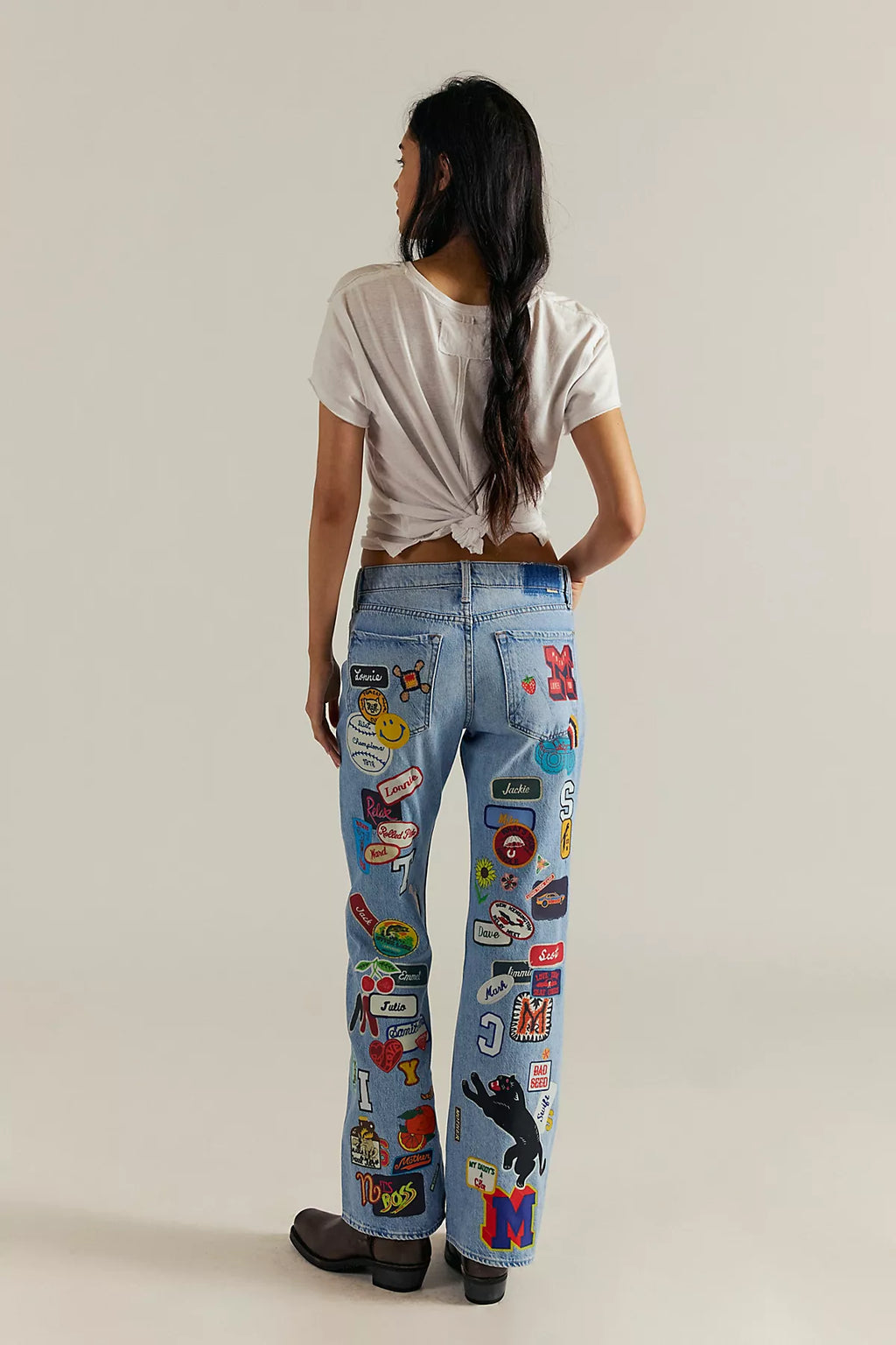 MOTHER The Bookie Sneak Jeans