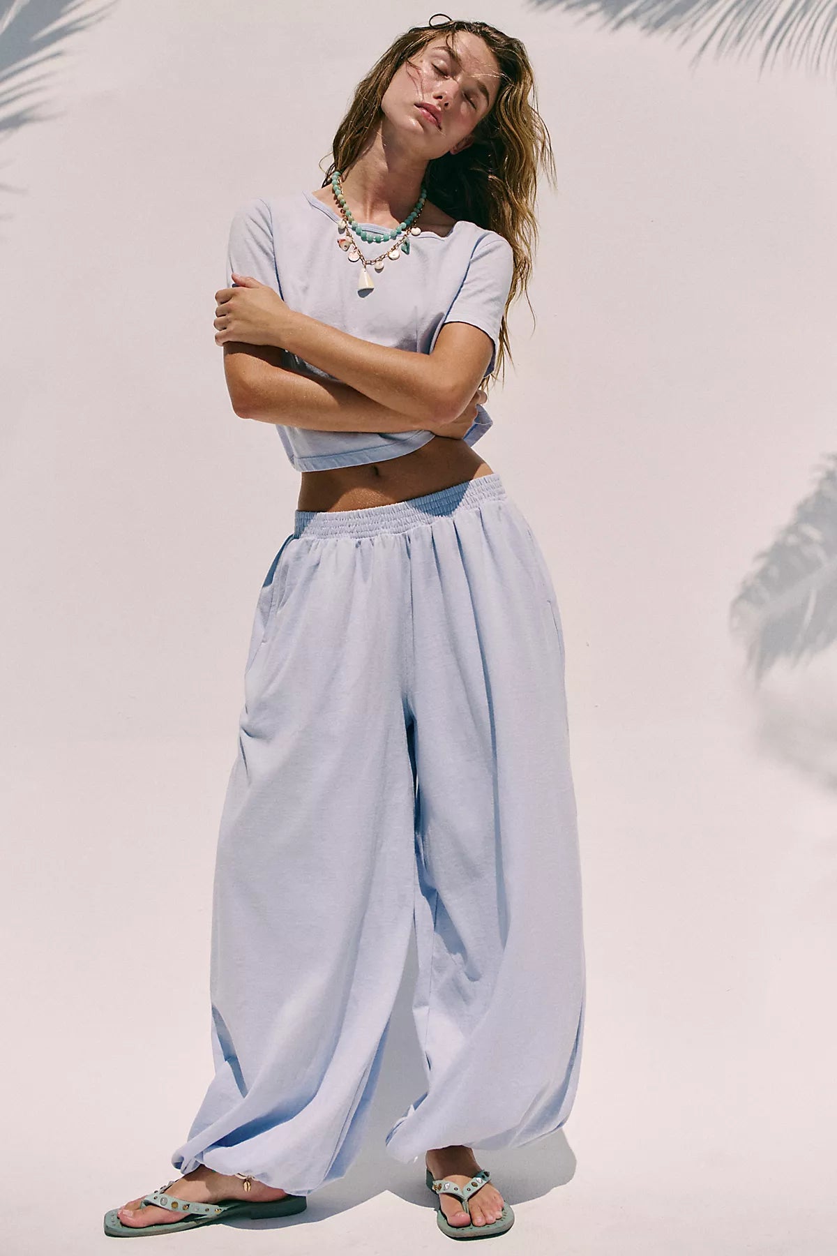 Stella Cotton-Jersey Pant Set
