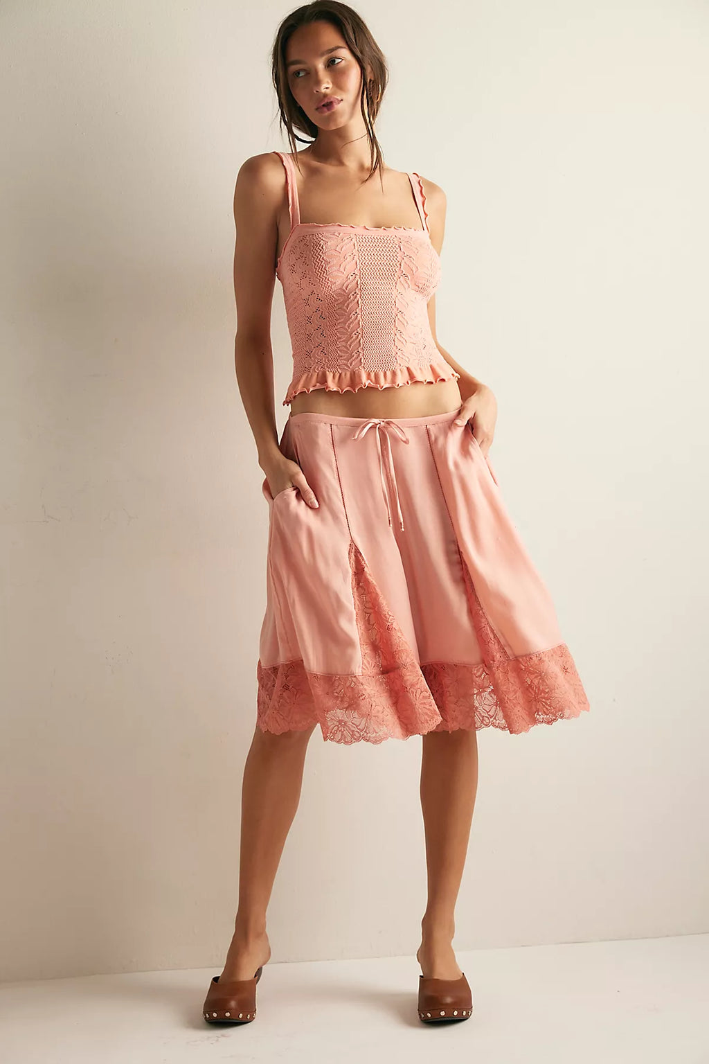 So Soft Frill Square Neck Tank