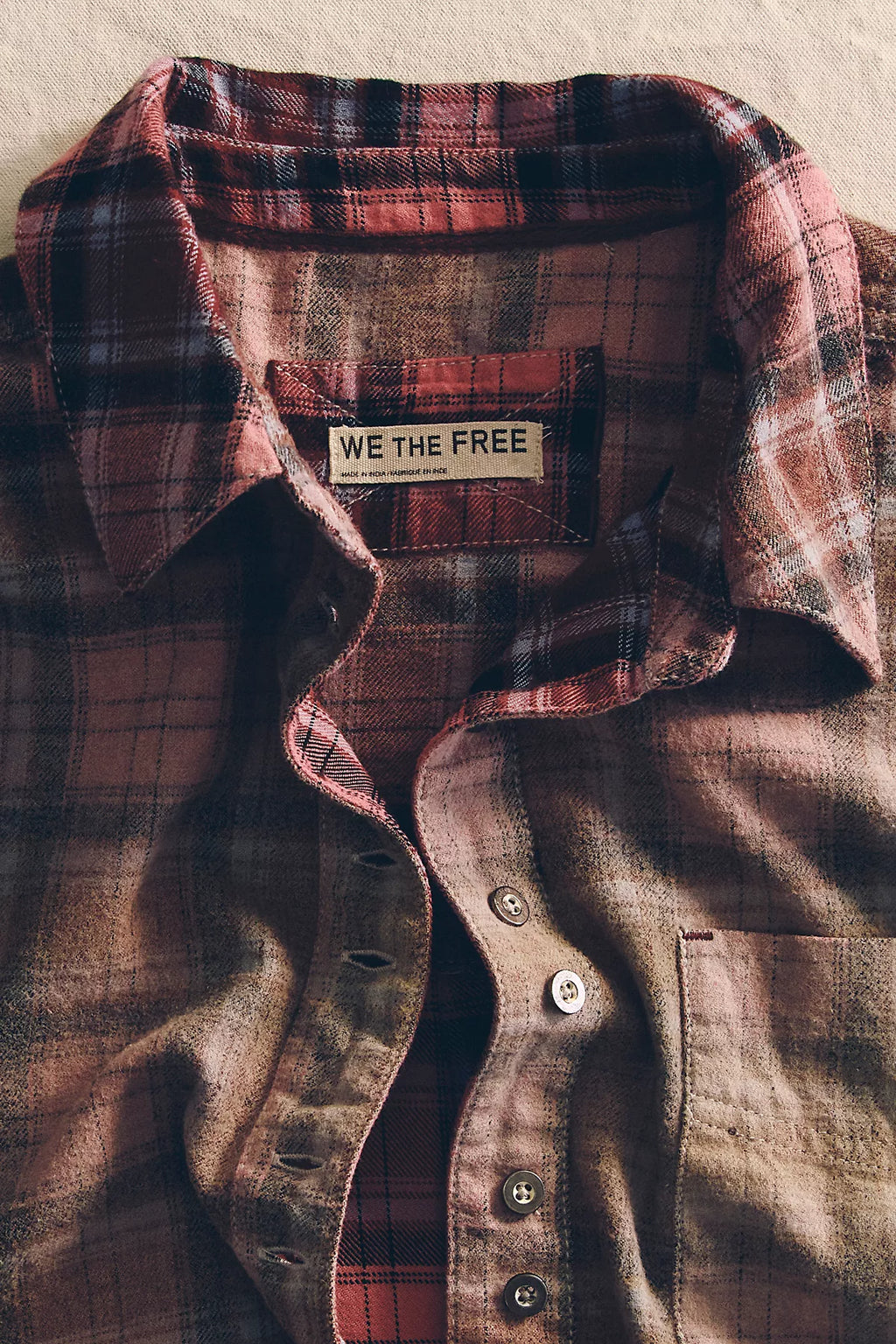We The Free Lexi Plaid Button Down