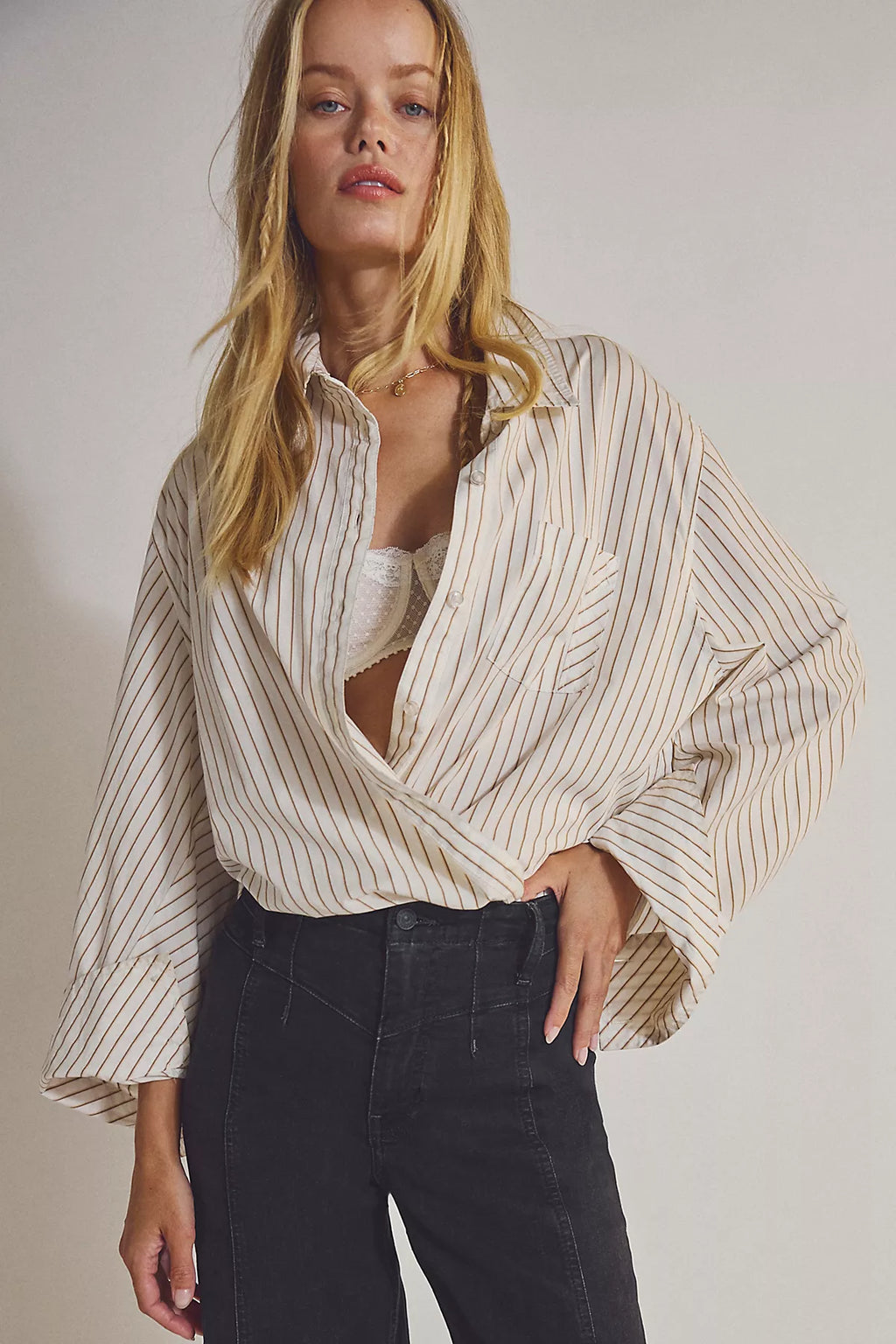Sabine Striped Articulated Shirt