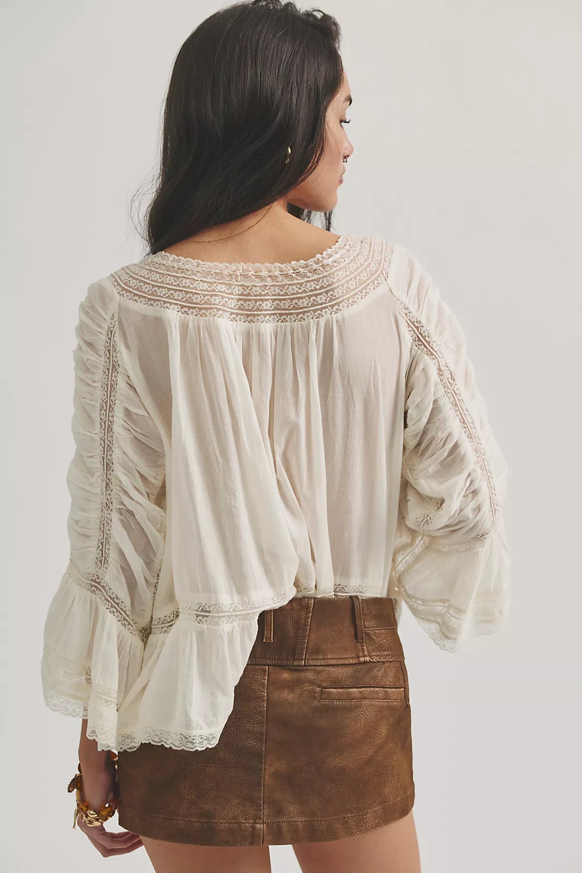 We The Free Mille-Fleurs Vegan Suede Micro Skirt