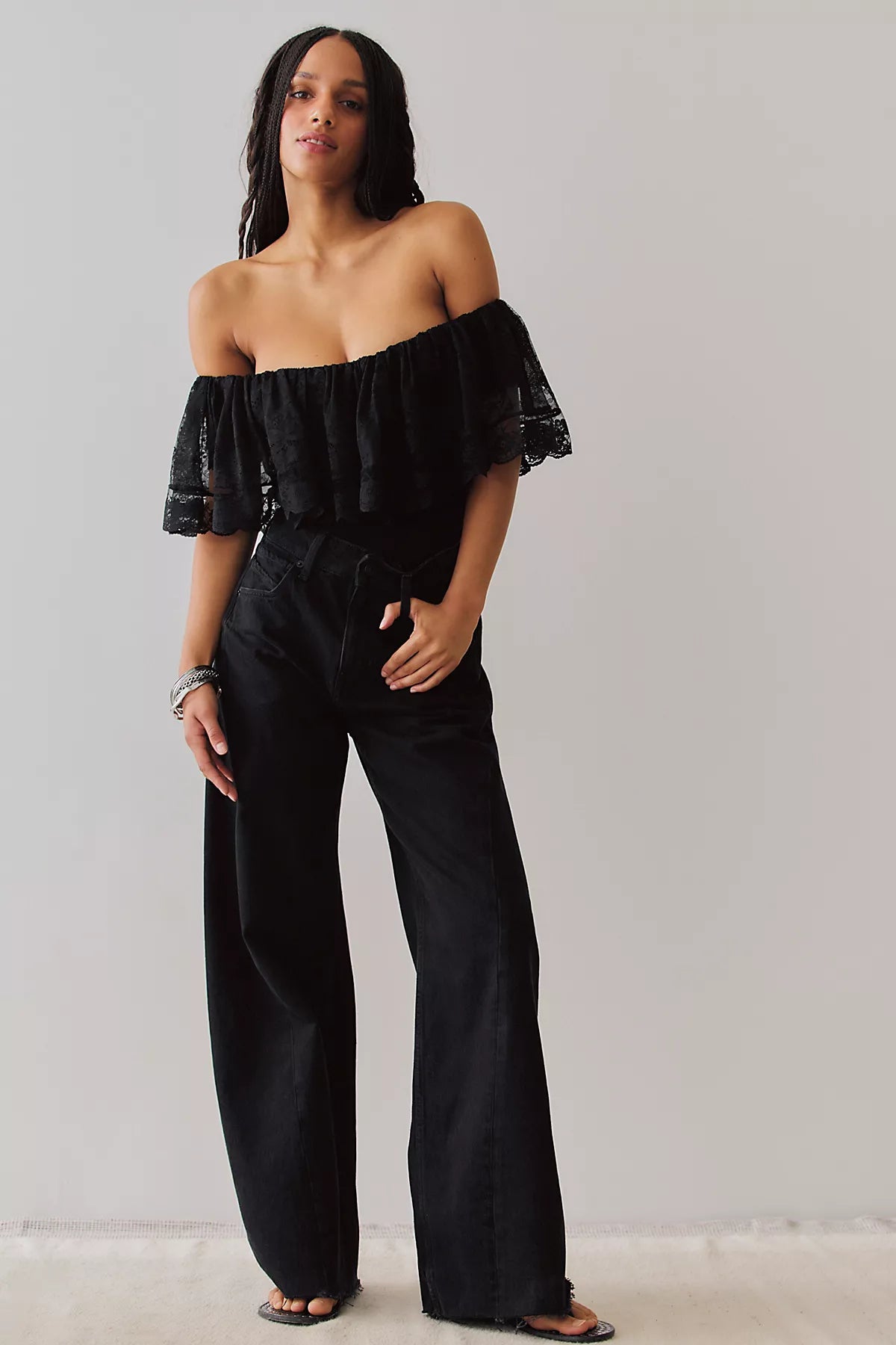 Ronny Kobo Rosette Bodysuit
